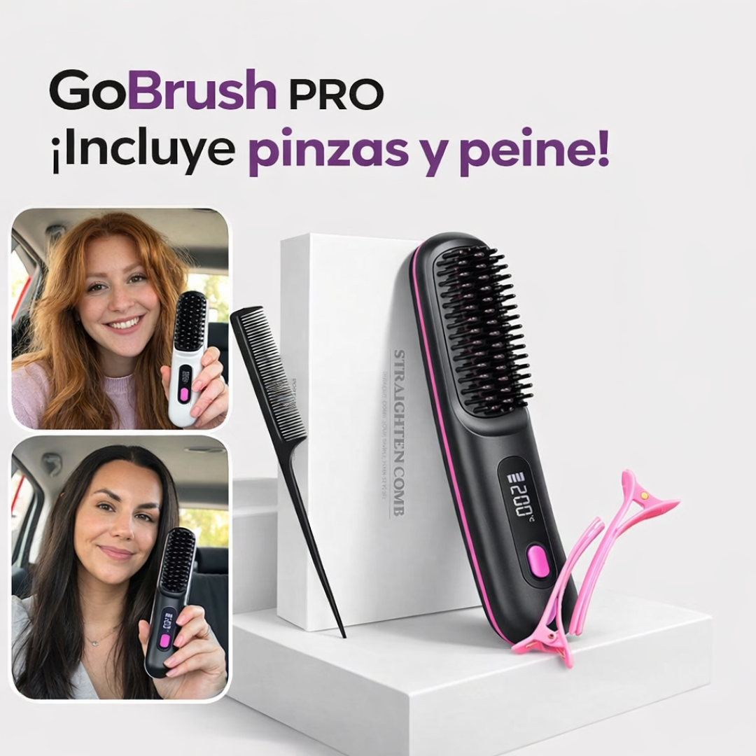 Cepillo Alisador GoBrush PRO®