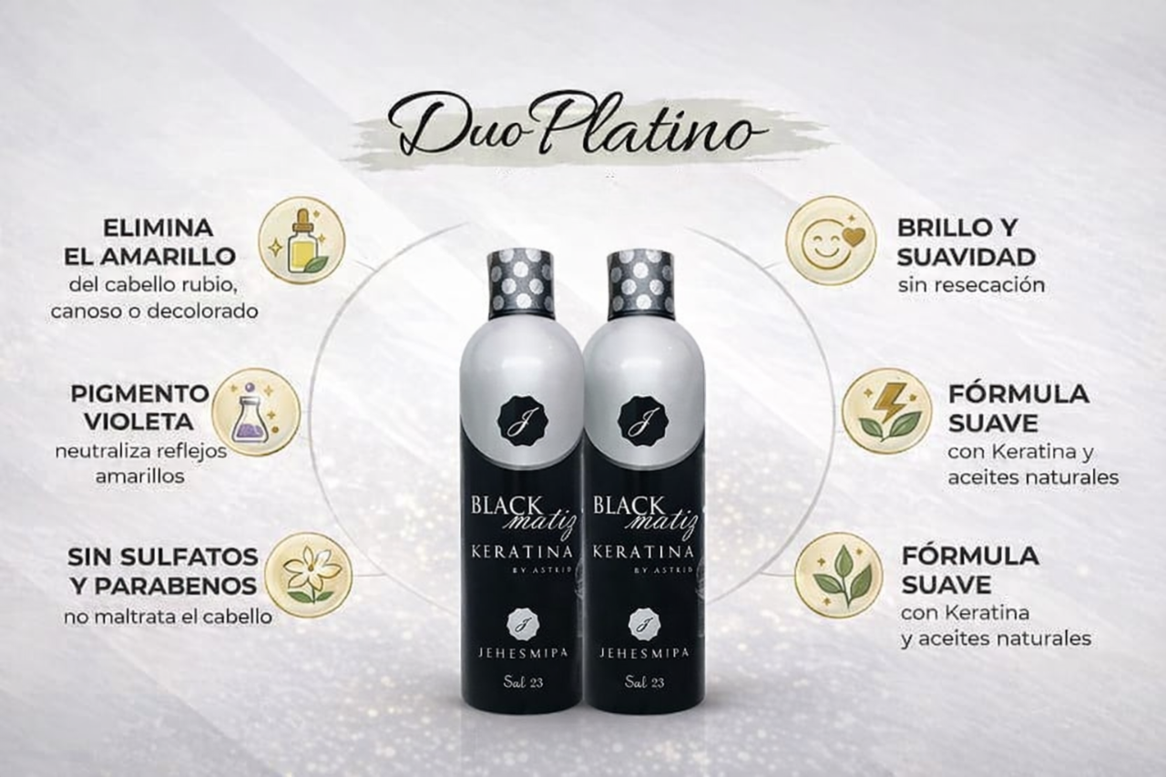 Duo Platinum® Platina tu cabello al instante